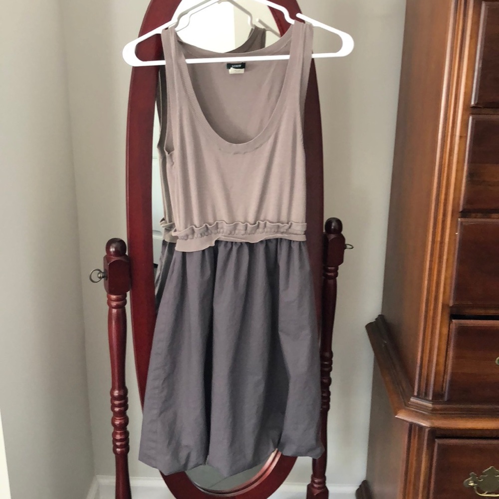 J. Crew grey jersey knit dress - Picture 3 of 6